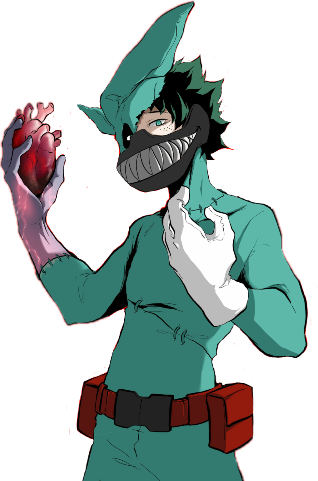 Villaindeku Villain Deku Izuku Midoriya Bnha Myheroacad PNG Share