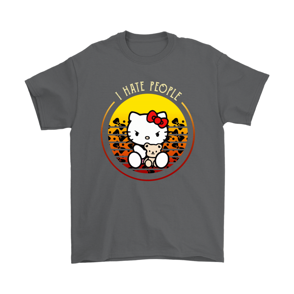 Angry Hello Kitty I Hate People Shirts  NFL TShirts Store