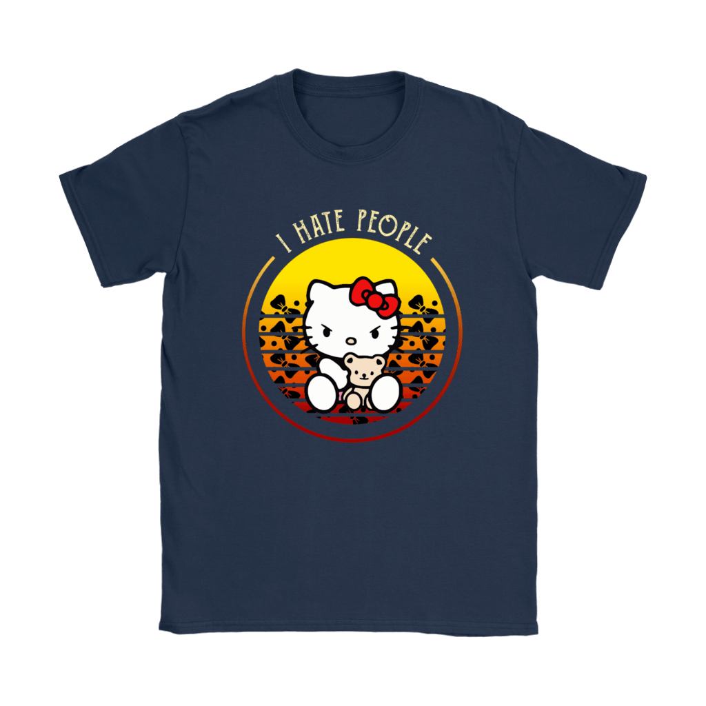 Angry Hello Kitty I Hate People Shirts – Teeqq Store - Angry Hello Kitty