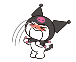 Animated Kuromi by SANRIO sticker 13274552
