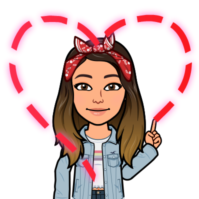 my new and improved bitmoji i think after 1 year so a 1