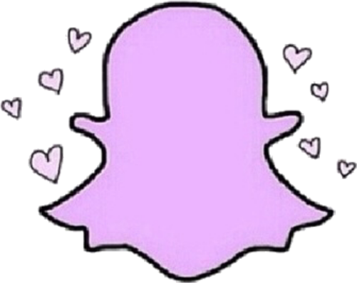 Aesthetic Pastel Pink Snapchat Logo