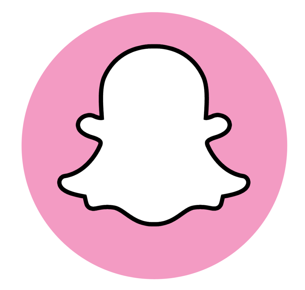 Snapchat Pink Logo Png Transparent