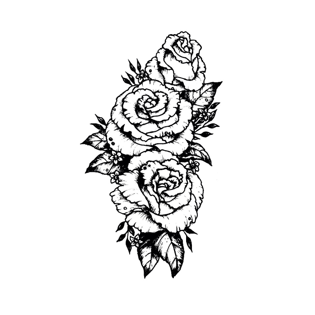 tumblr sticker stickers flower flowers rose roses black