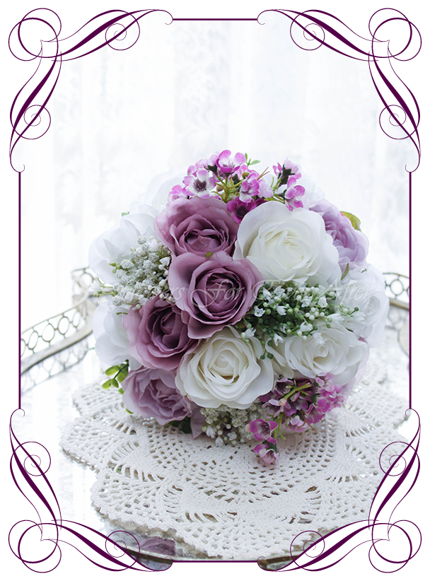 Carrie Bridesmaids Bouquet  Artificial Bridal Bouquets
