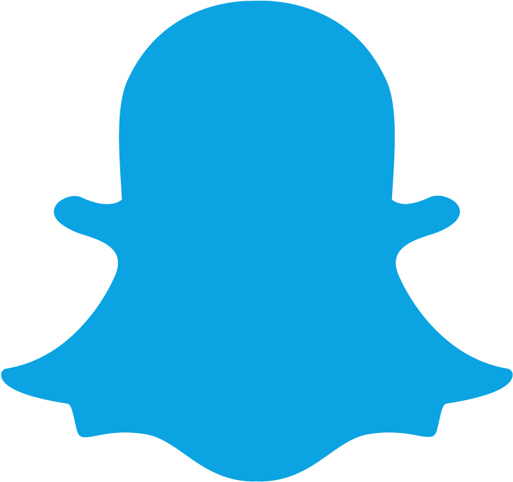 Snapchat Blue Logo Png Clipart  Snapchat Icon Png