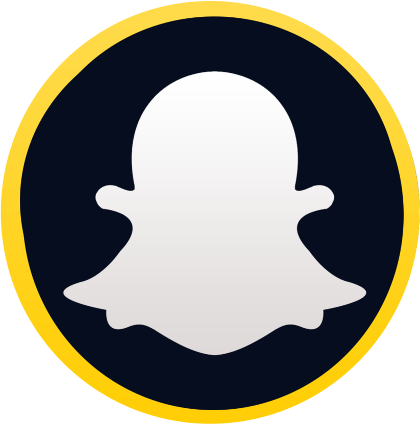 Logo Snapchat Png Clipart Library  Snapchat Grey