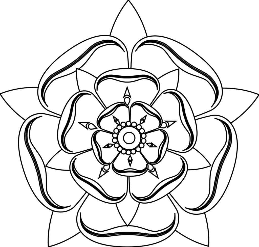 tudor rose tattoo  Tudor rose tattoos Yorkshire rose