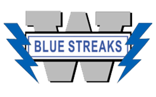 Woodstock - Photos Woodstock Blue Streaks Sports - Blue Streak Logo