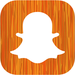 Sketchy orange snapchat icon  Free sketchy orange social