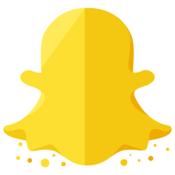Snapchat Logo Icon of Flat style  Available in SVG PNG