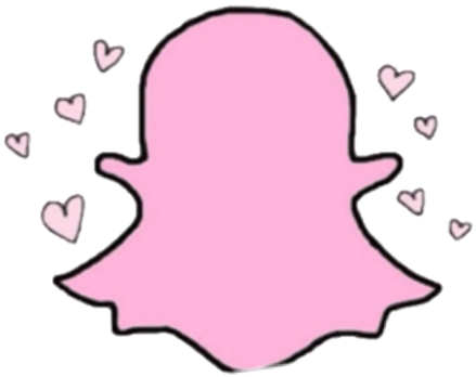 Aesthetic Snapchat Logo Pink  aesthetic cute font