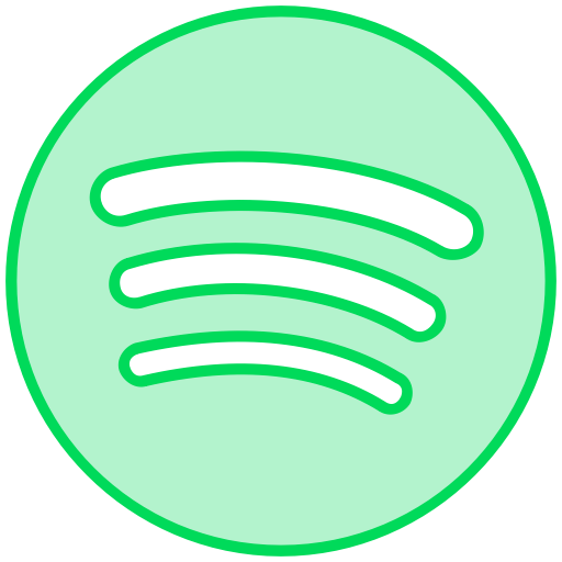 Audio line music social songs spotify transparent icon