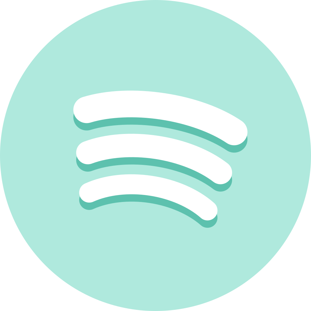 Spotify client Icon  Macaron Iconset  Goescat