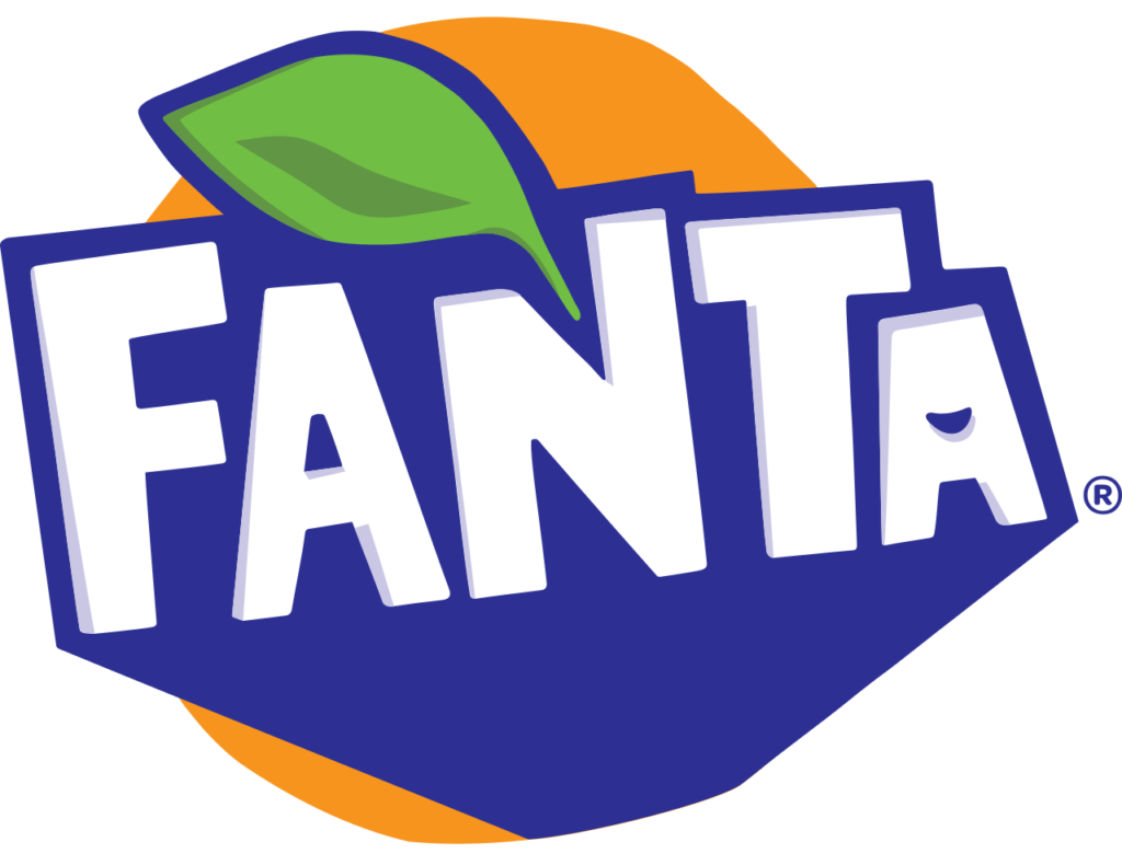 Split Complimentary Colour Relationship  Fanta Logo On