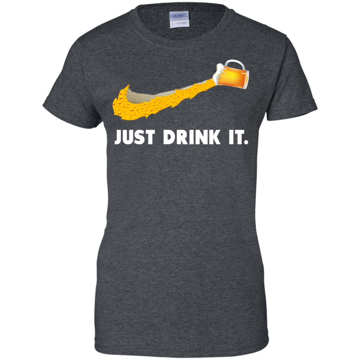 Love Beer: Just Drink It Nike Logo T-Shirts, Hoodies, Tank Top - Funny Nike Logos