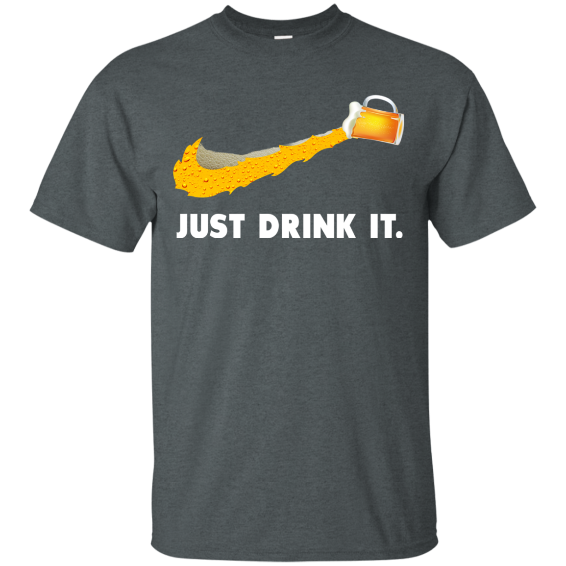 Love Beer: Just Drink It Nike Logo T-Shirts, Hoodies, Tank Top - Funny Nike Logos