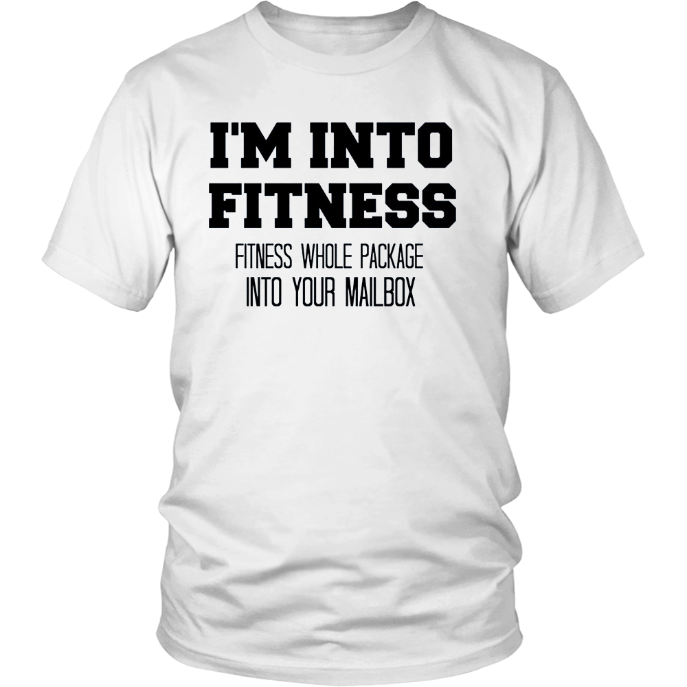 Funny Mail Carrier Holiday Shirt  Im Into Fitness