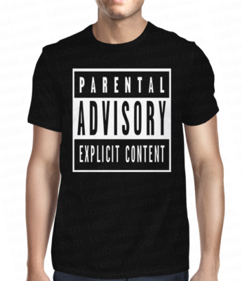 T-shirt Parental advisory - Labasni - Funny Parental Advisory