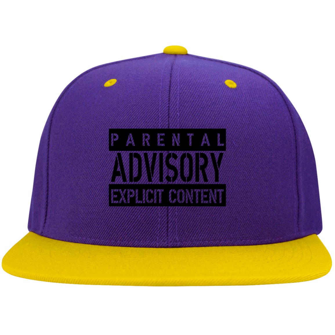 AGR parental advisory explicit W Snapback Hat  AGREEABLE