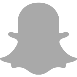 Dark gray snapchat 2 icon  Free dark gray social icons