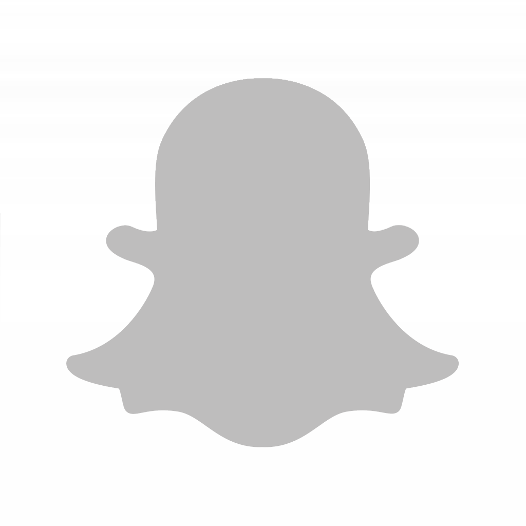 Grey Logos - Grey Snapchat Logo