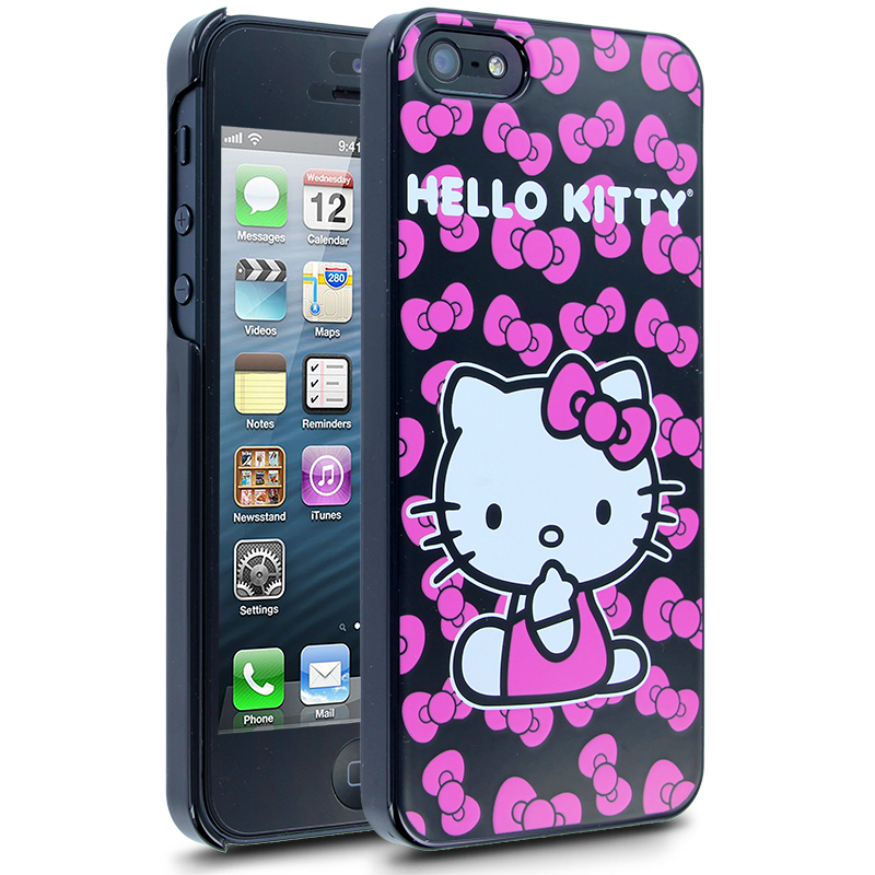 Hello Kitty Bows Case for Apple iPhone 5  Pink  Hello