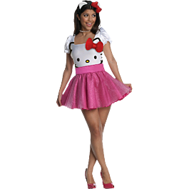 Hello Kitty  Hello Kitty Classic Adult Costume by Rubies