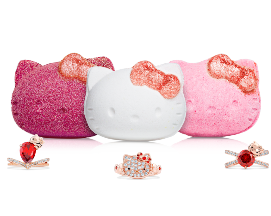 These Hello Kitty bath bombs come with a surprise inside