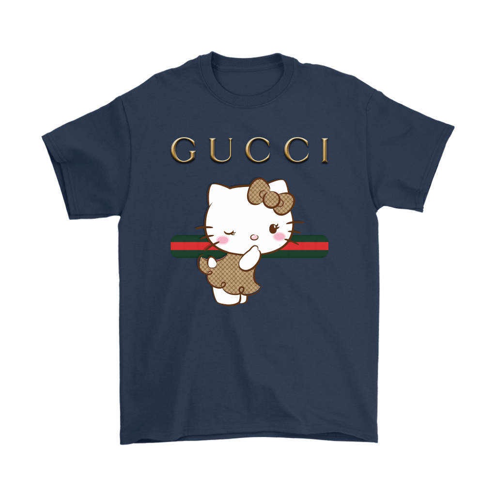 Gucci Stripe Hello Kitty Stay Stylish Shirts  Potatotee Store