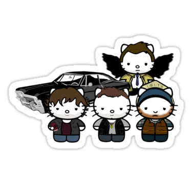 Supernatural Kitty by Tracey Gurney 240  Kitty Hello