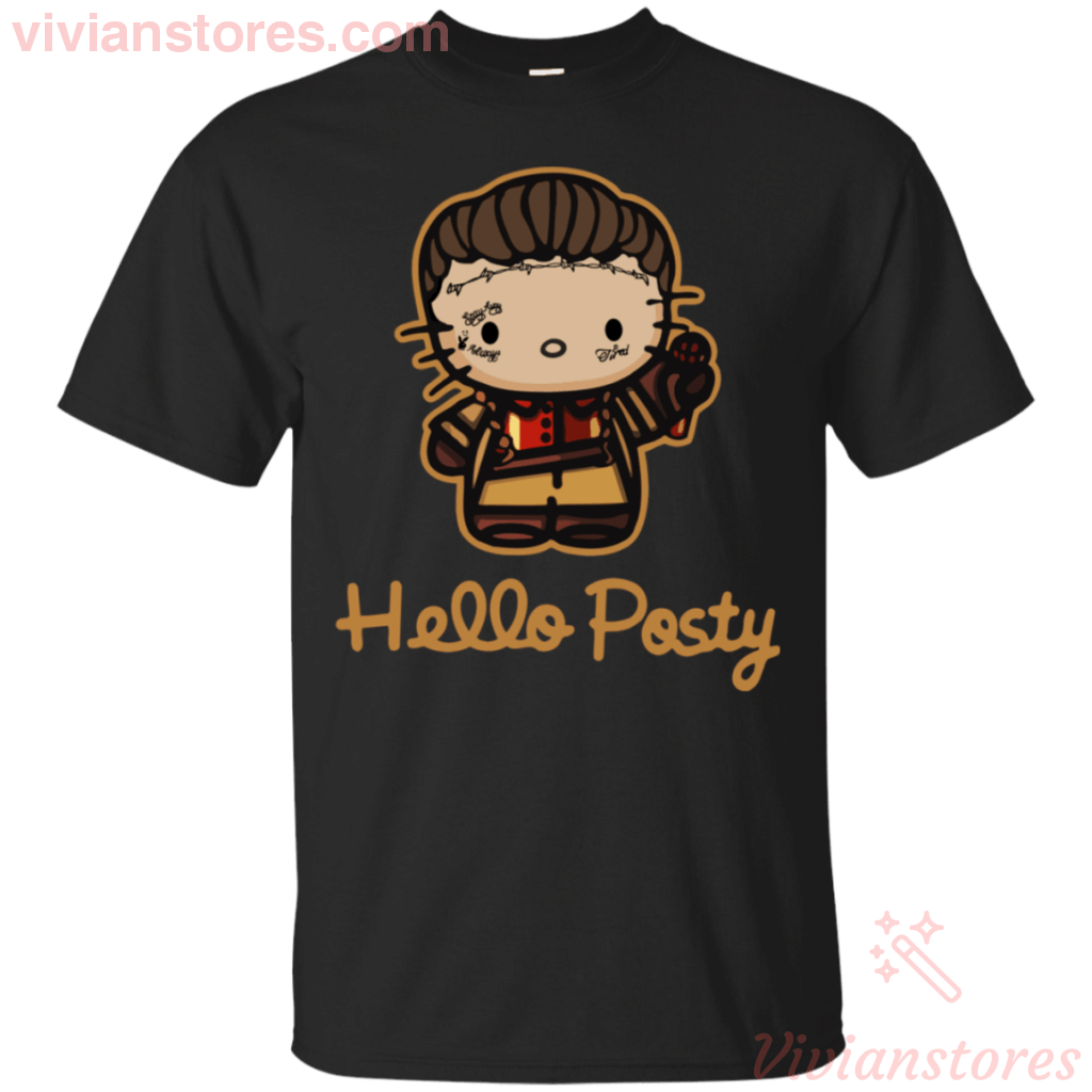 Hello Posty  Post Malone  Hello Kitty Funny Shirt VA01