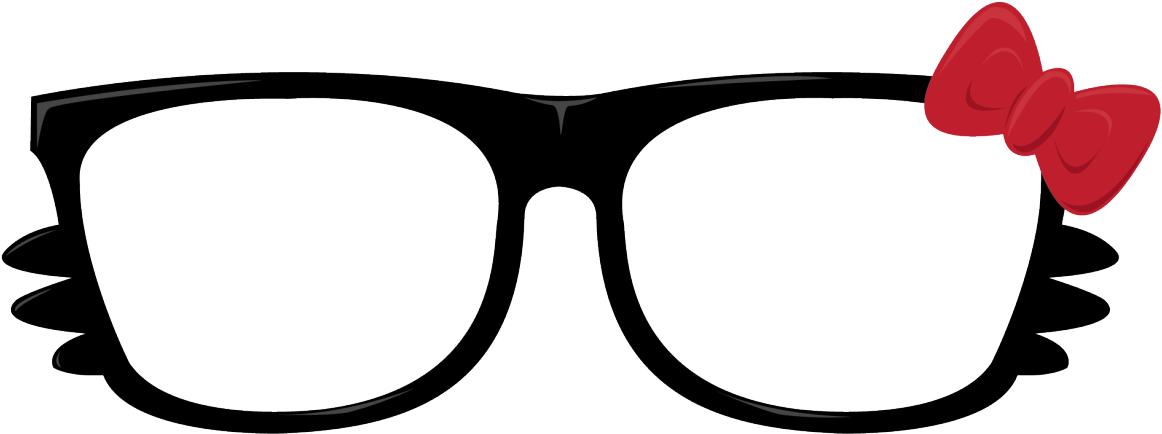 Kitty Paper Sunglasses Hello Free Transparent Image  Png
