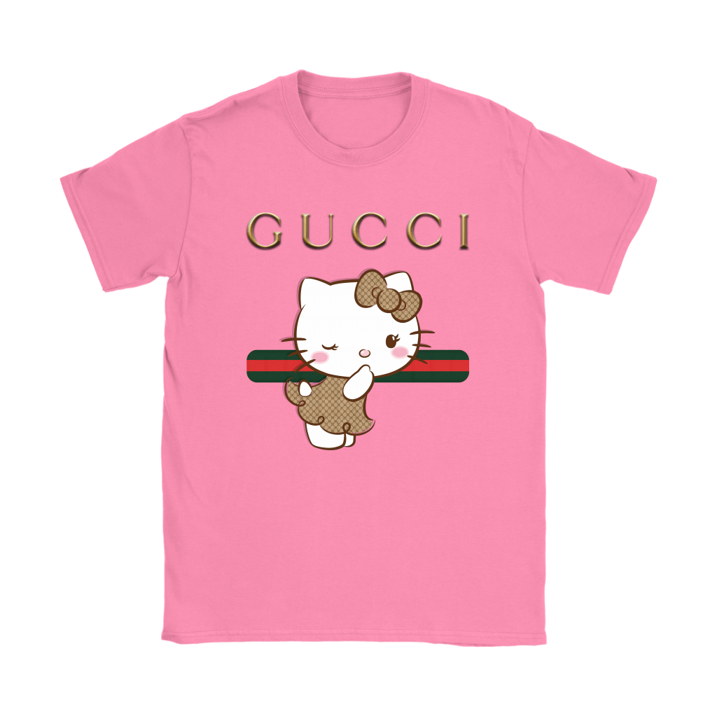 Gucci Stripe Hello Kitty Stay Stylish Shirts  Teeqq Store