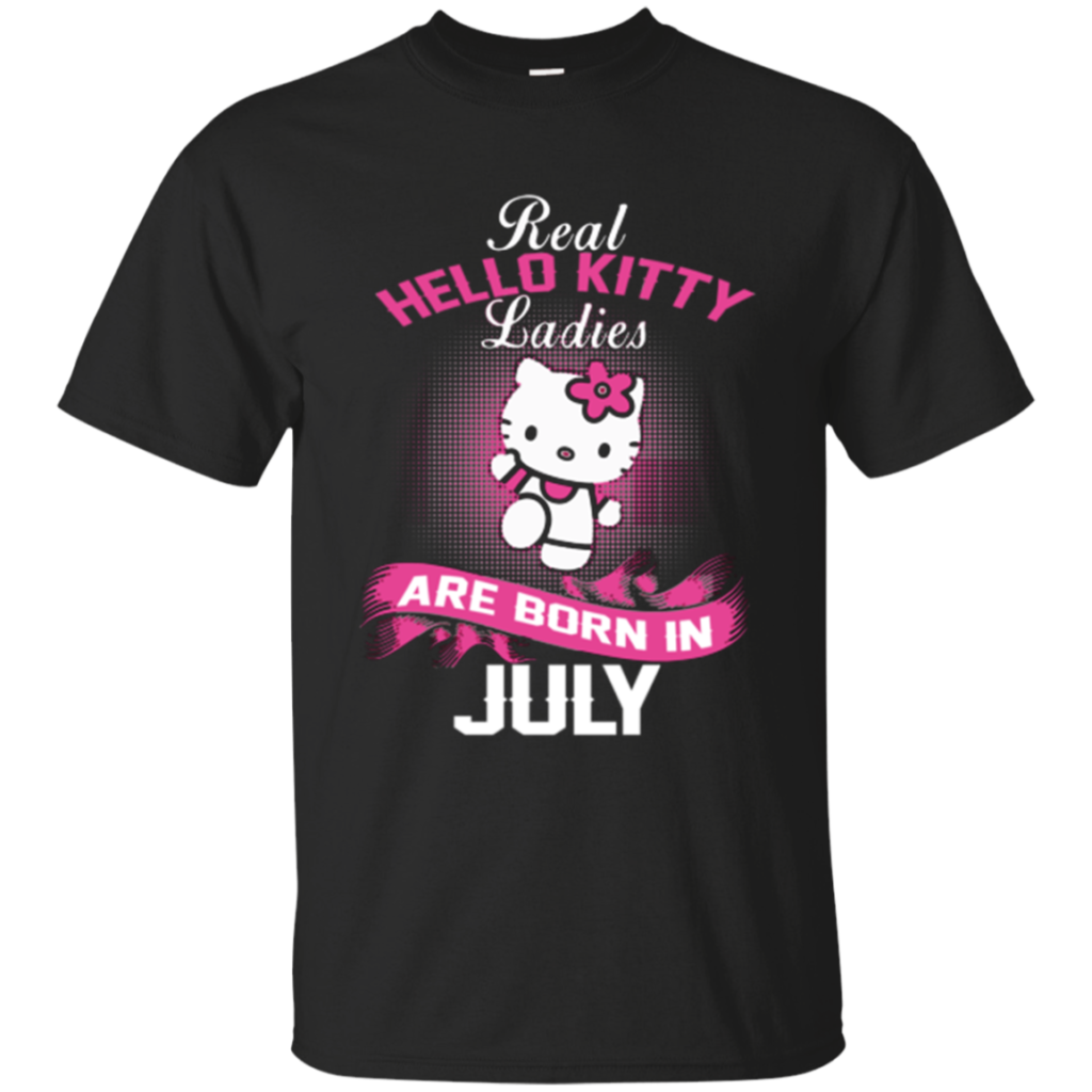 Real Hello Kitty Ladies Born In July Hello Kitty T shirts