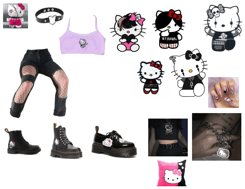 emo hello kitty Outfit  ShopLook