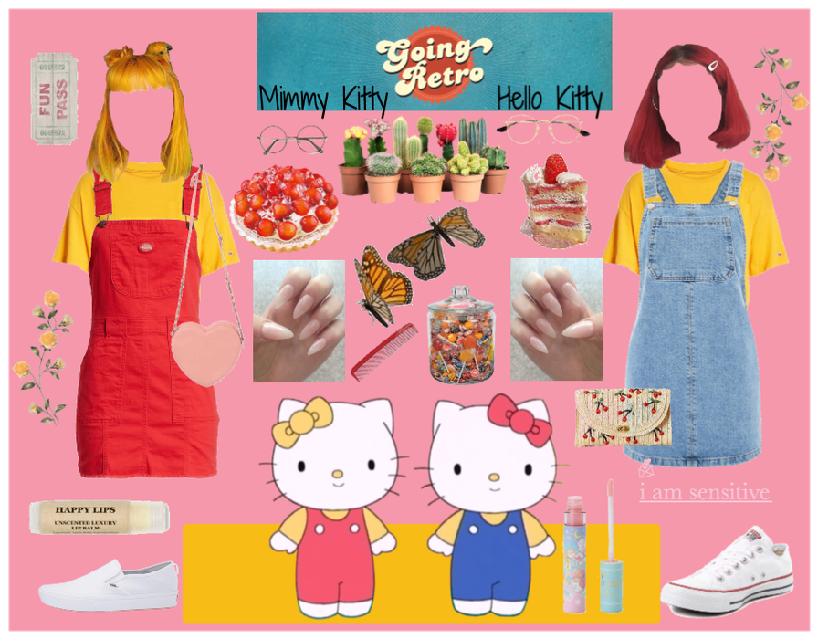 Hello and Mimmy Kitty Costume Outfit  ShopLook