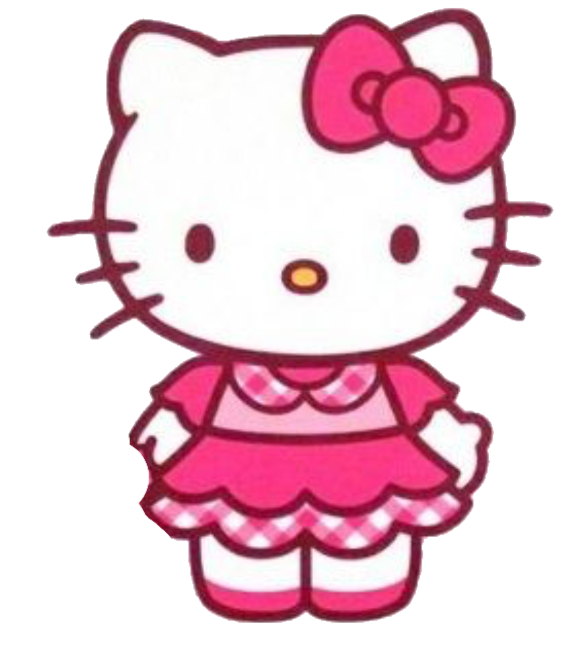 Как выглядит hello kitty. Хэллоу Китти вектор. Hello Kitty вектор. Хэллоу Китти рисунок. Hello Kitty с рожками.