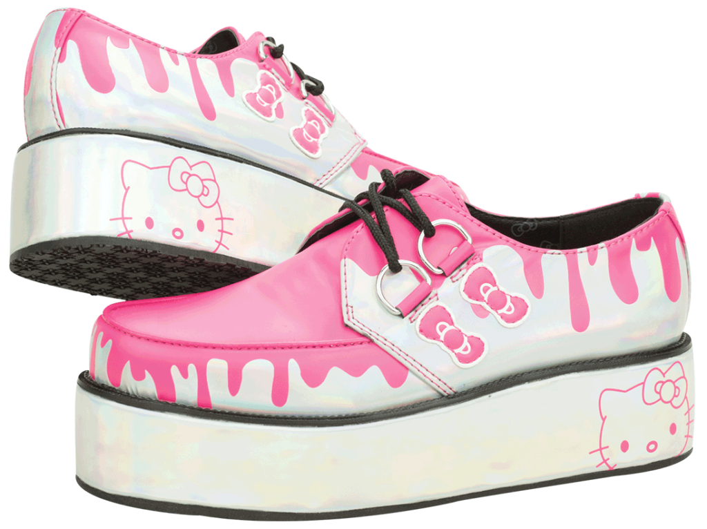 Shoes of the Day  Hello Kitty X TUK Footwear Creepers