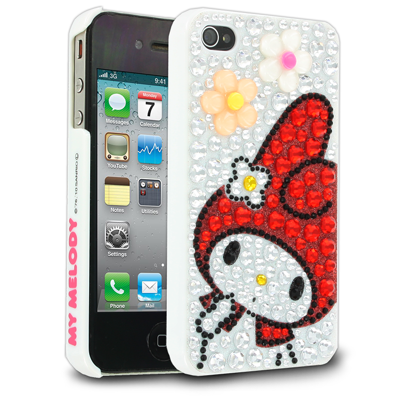 Hello Kitty My Melody Case for Apple iPhone 44S  Red