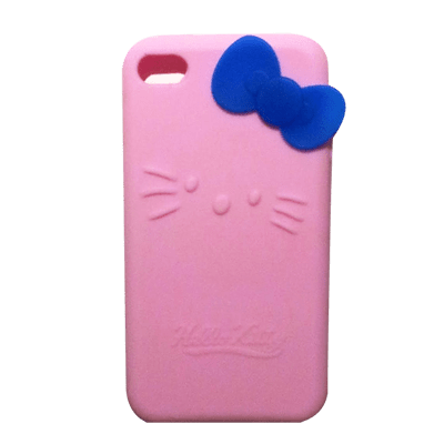 Hello Kitty iPhone 4 case with cute bowtie  iPhone 4  4S