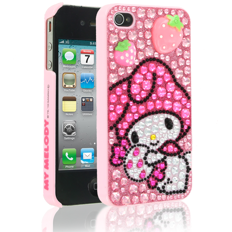 Hello Kitty My Melody Case for Apple iPhone 44S  Pink