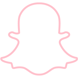 Pink snapchat 3 icon  Free pink social icons