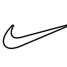 Nike Swoosh Logo Outline  Logo outline Nike swoosh logo