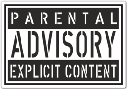 Parental Advisory Logo clipart  Text Font transparent