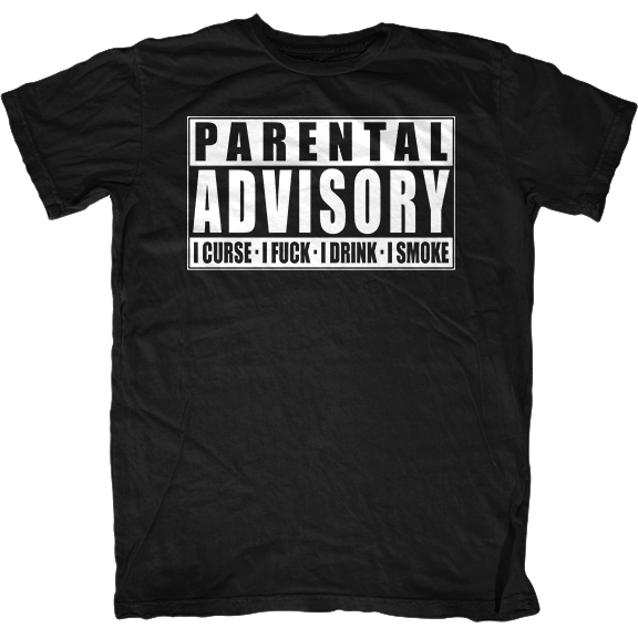 Parental Advisory TShirt  Cool t shirts T shirt Shirts