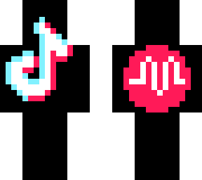 Logos | Minecraft Skins - Pixel Tik Tok Logo