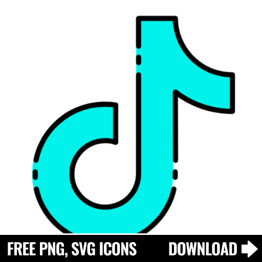 Free Tiktok Logo Icon Symbol Download in PNG SVG format