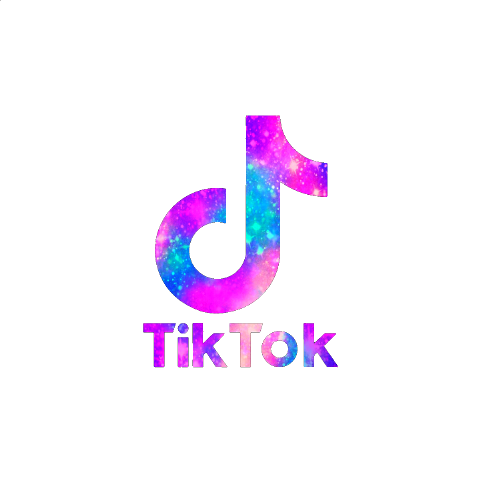 Tiktok Logo Aesthetic Pink - Purple Tik Tok Logo