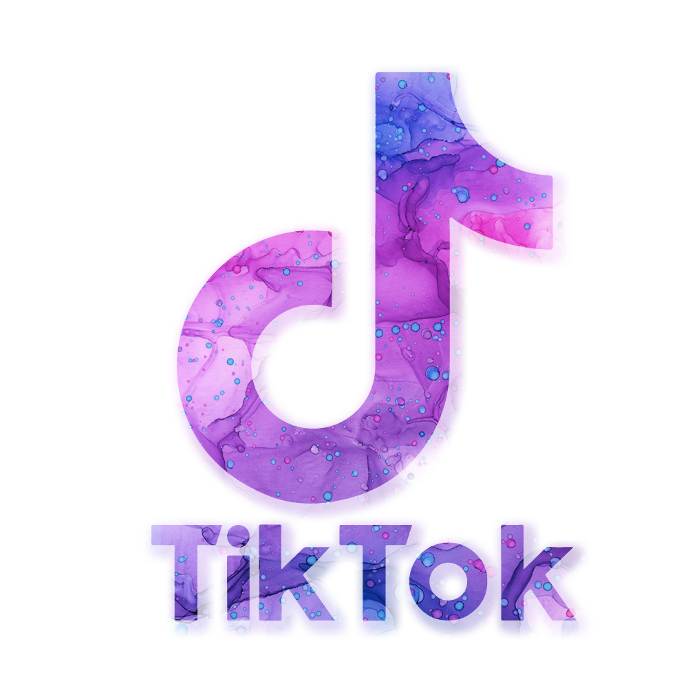 Tiktok Logo Aesthetic Purple  2021